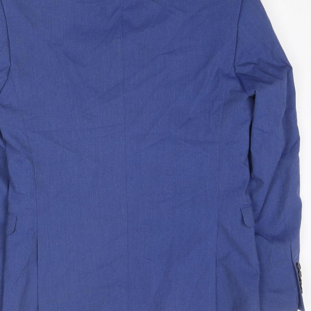 Mens UK Size 34 Selected Homme Regular Blue Suit Jacket
