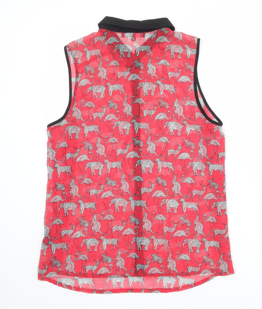 Womens UK Size 14 Limited Collection Pink Basic Tank