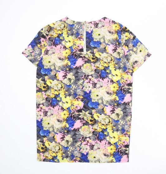 Womens UK Size S Beloved Multicoloured Basic T-Shirt
