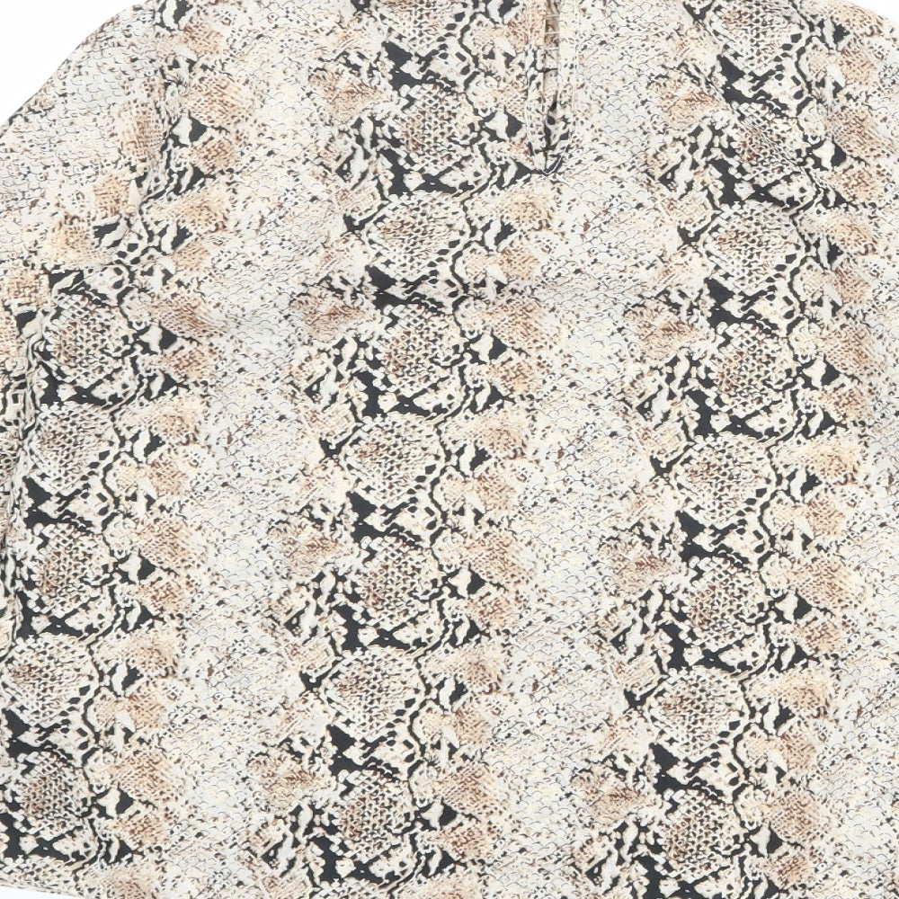 Womens UK Size 6 Dorothy Perkins Multicoloured Basic Blouse