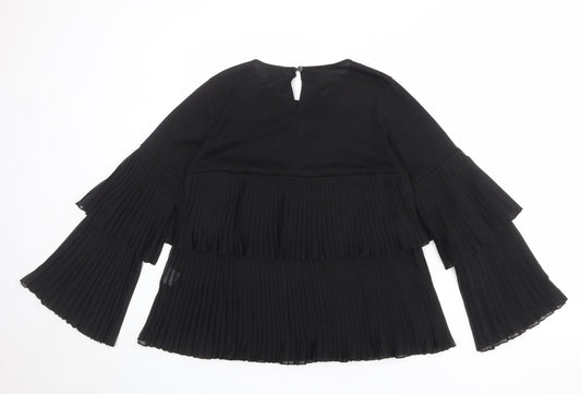 Womens UK Size S Blue Vanilla Black Pullover Jumper