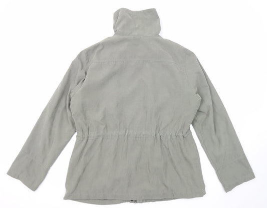 Authentic Womens Green Jacket Size 10 Button
