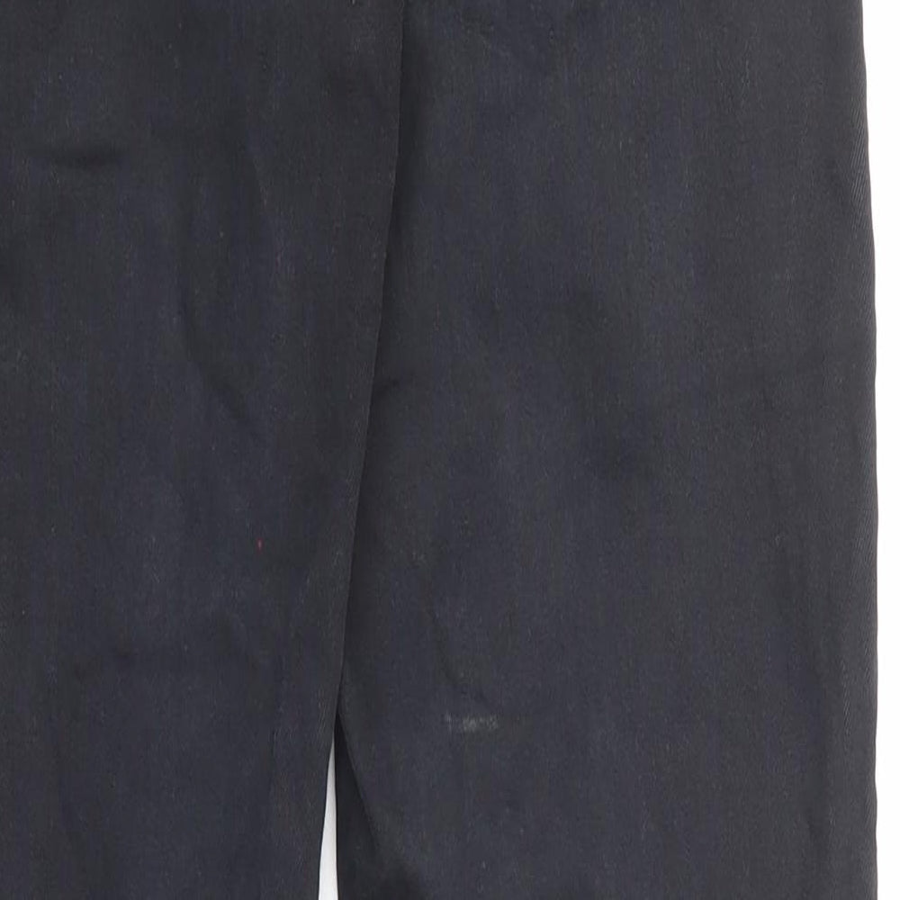 Topshop Womens Black Cotton Skinny Jeans Size 28 in Regular Zip