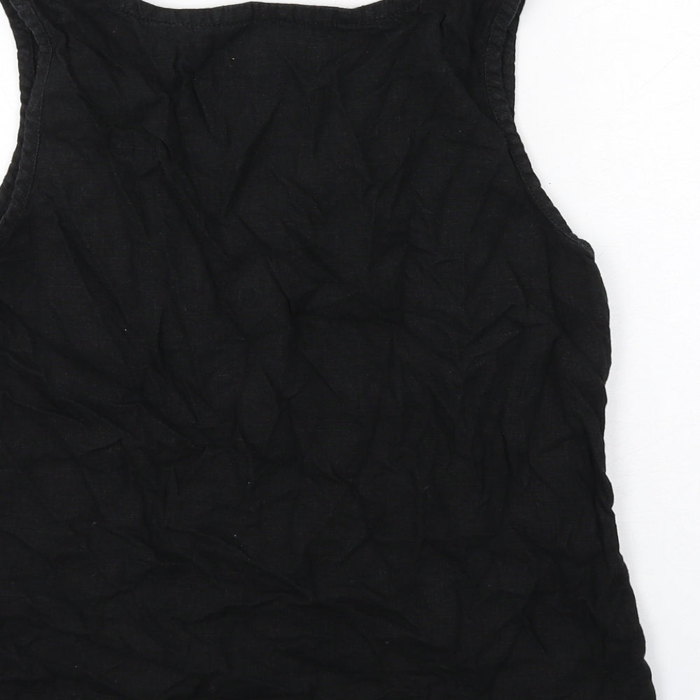 Womens UK Size 8 NEXT Black Basic Tank