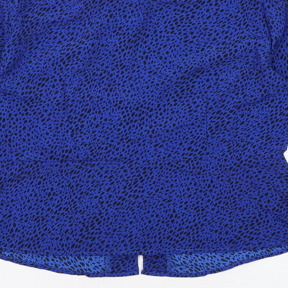 Womens UK Size M Brave Soul Blue Basic Blouse