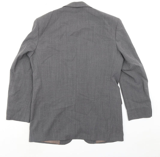 Mens UK Size 40 Marks and Spencer Regular Grey Suit Jacket