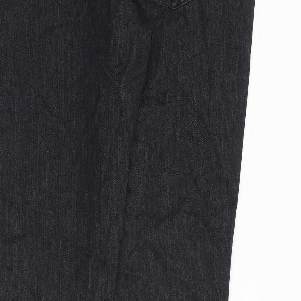 Mia Moda Womens Grey Cotton Skinny Jeans Size 16 Regular