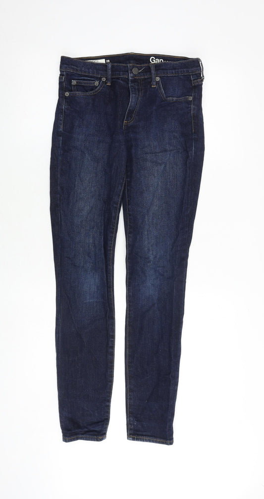 Womens UK Size 26 in Gap Relaxed Fit Skinny Blue Jeans