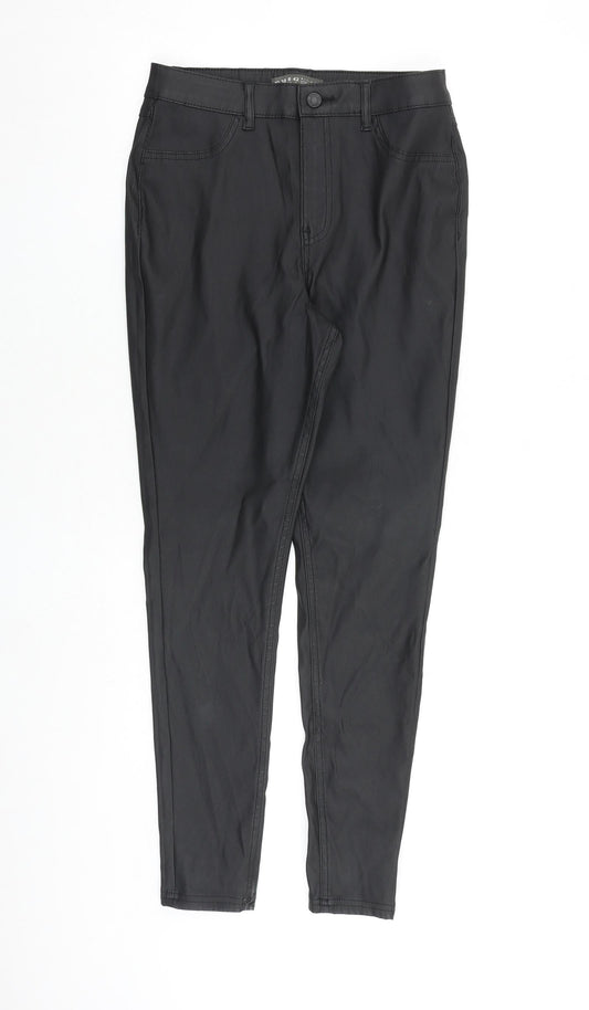 Womens UK Size 10 Denim & Co. Regular Fit Black Trousers