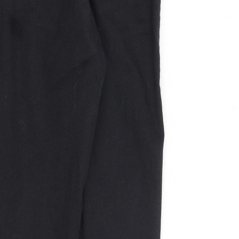 Topshop Womens Black Cotton Skinny Jeans Size 26 in L32 in Regular Zip