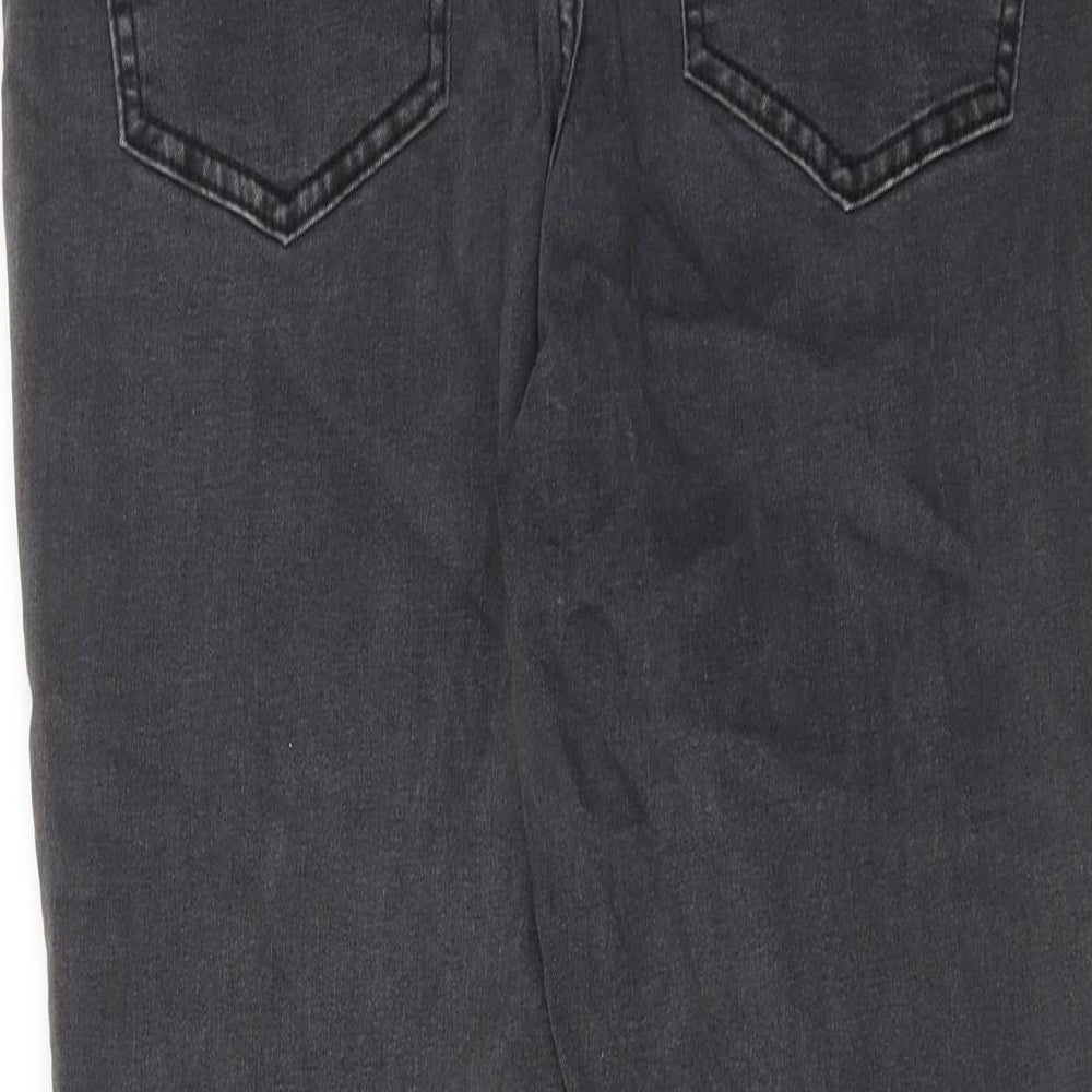 ASOS Womens Grey Cotton Skinny Jeans Size 30 in L26 in Regular Zip