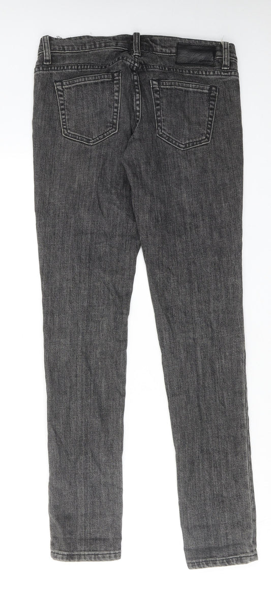 Gap Womens Grey Cotton Skinny Jeans Size 25 in L32 in Regular Zip