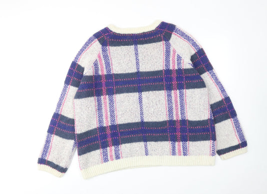 Womens UK Size XL H&M Purple Pullover Jumper
