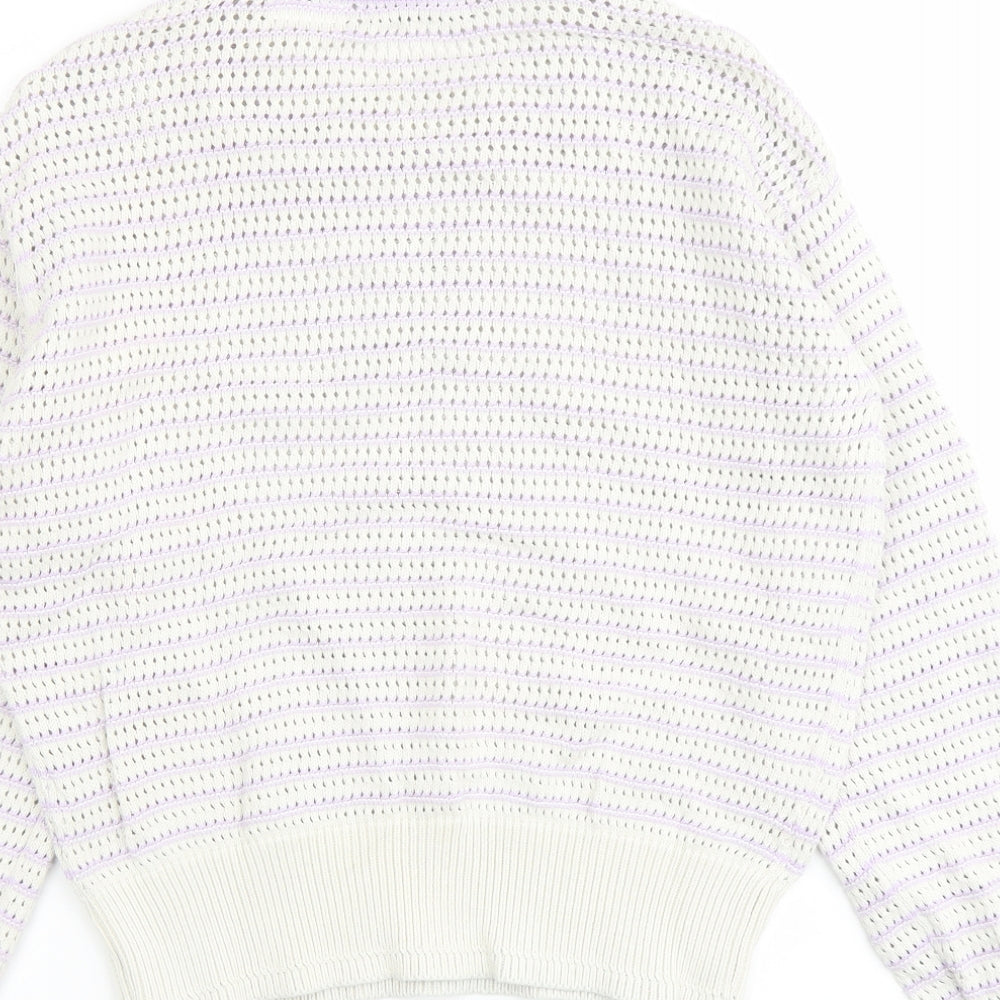 Womens UK Size S Marks and Spencer Purple Pullover Jumper