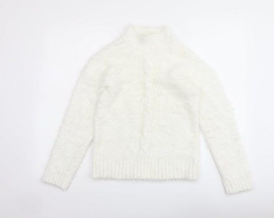 Womens UK Size L Select Ivory Pullover Jumper