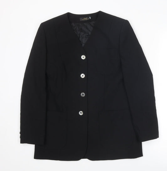 Womens UK Size 10 St Michael Black Jacket