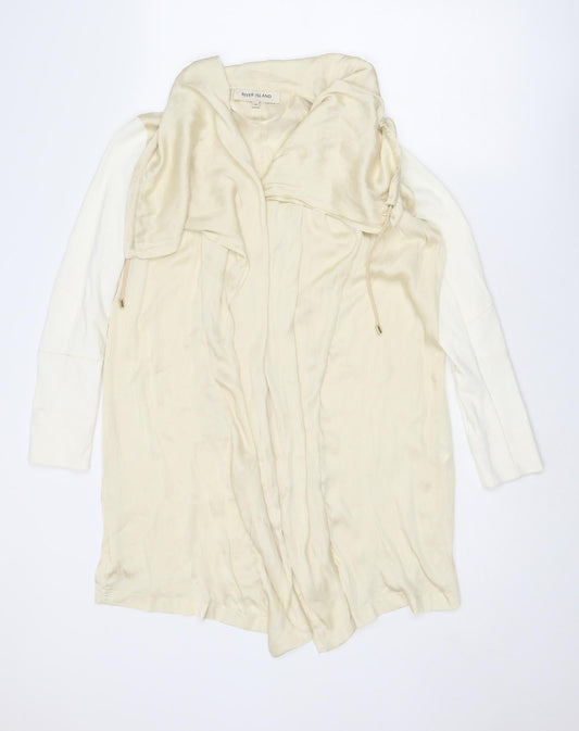 Womens UK Size 10 River Island Beige Jacket