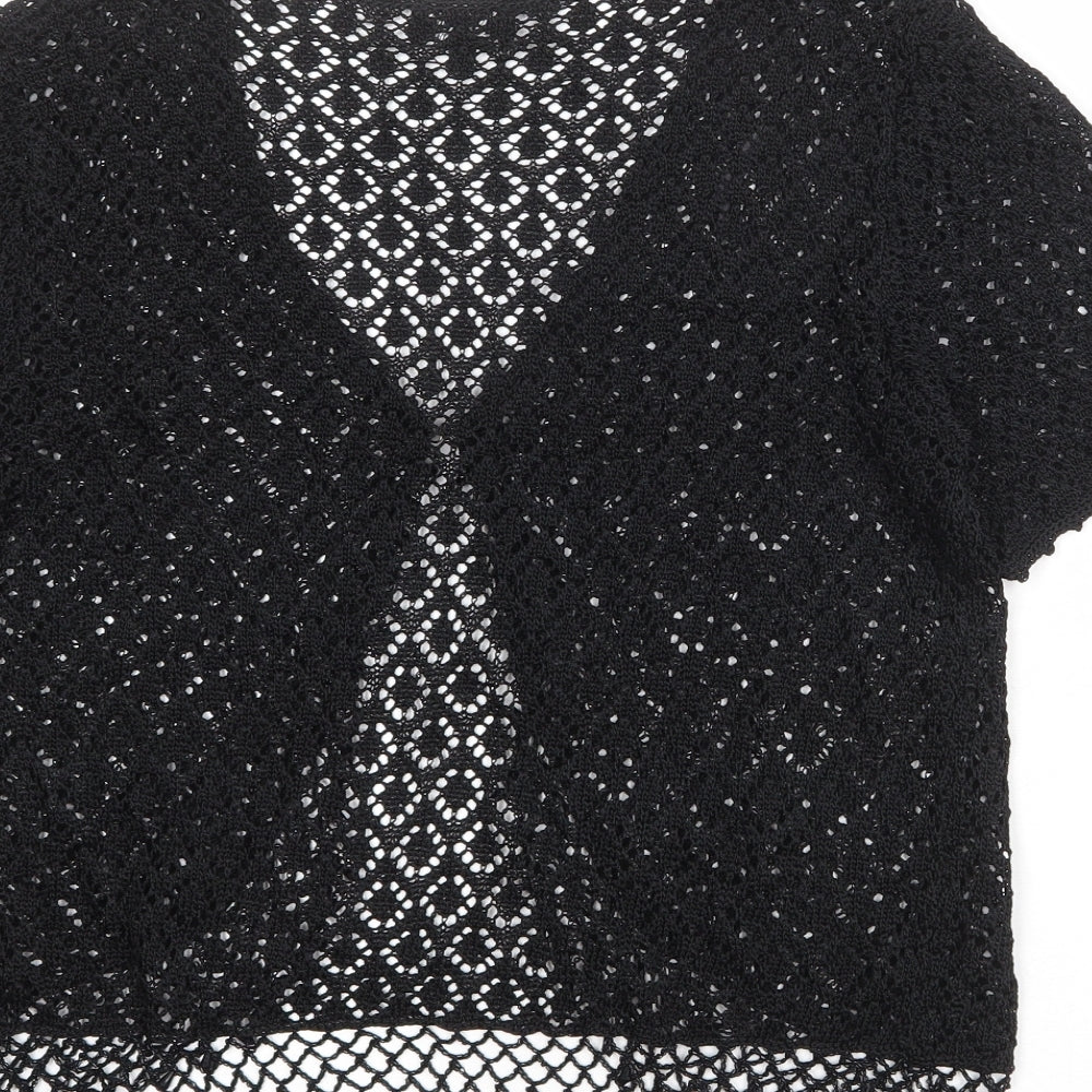 Womens UK Size M CASAMIA Black Cardigan Jumper