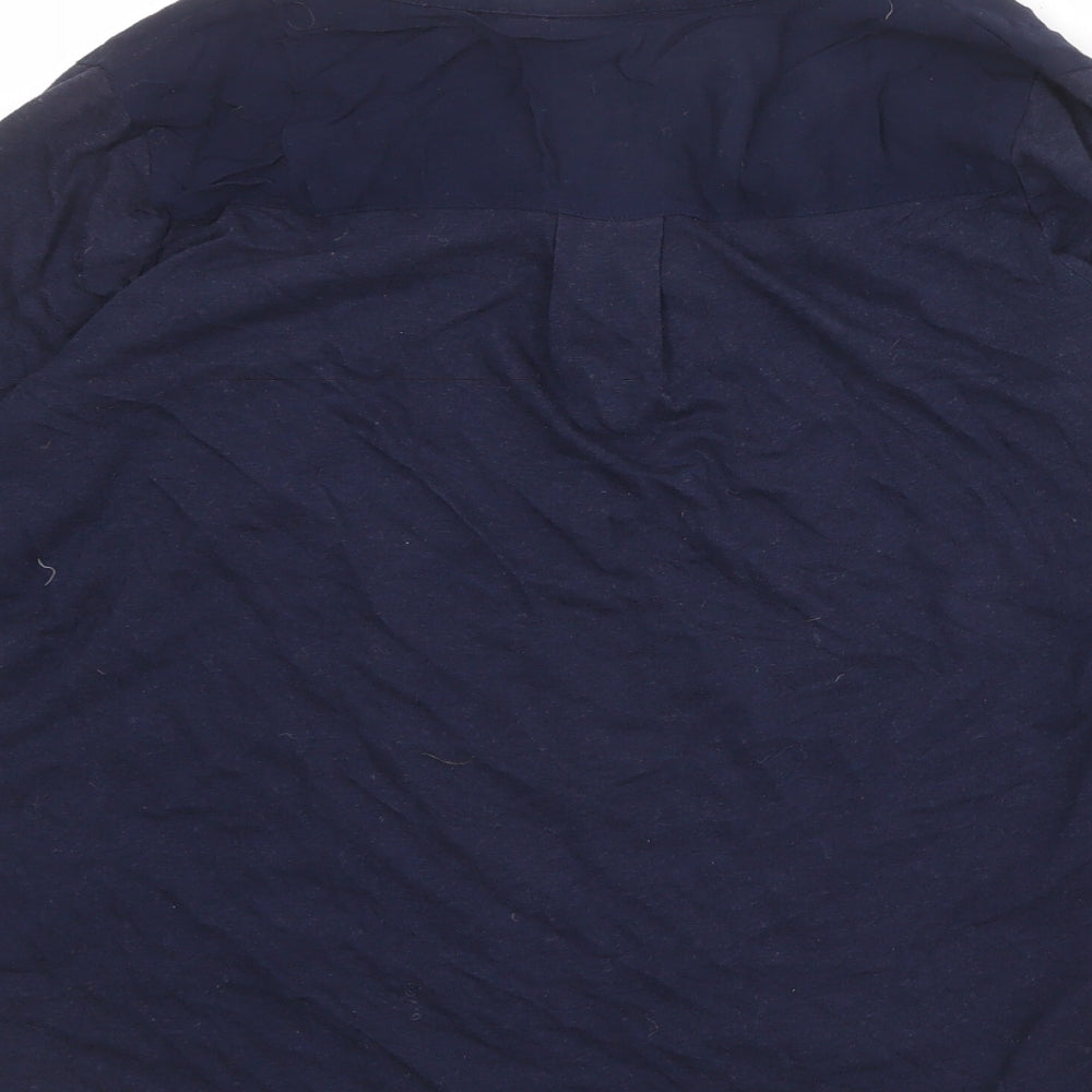 Womens UK Size XS Merona Blue Basic Blouse