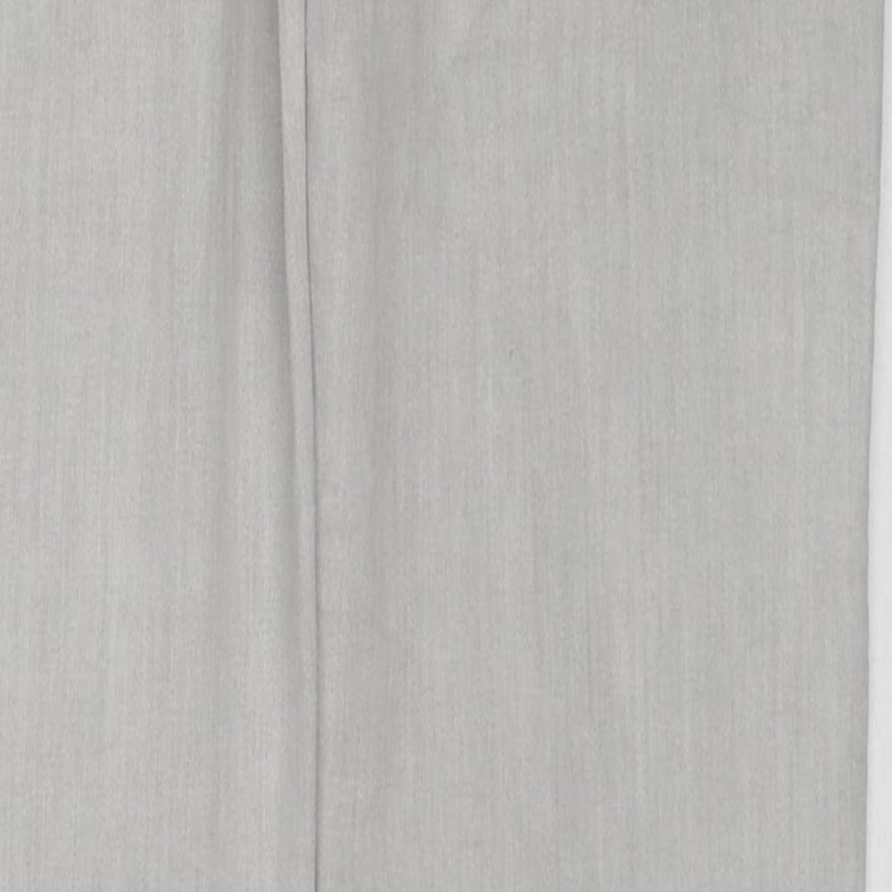 Denim & Co. Womens Grey Cotton Skinny Jeans Size 10 L32 in Slim Zip