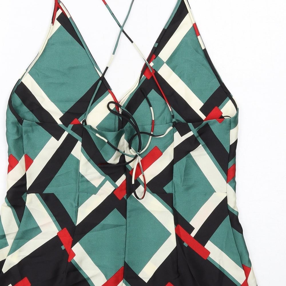 Womens UK Size M Zara Multicoloured Camisole Tank