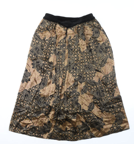 Womens UK Size 10 Basler A-Line Satin Skirt