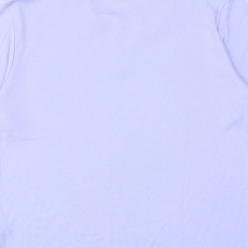 Womens UK Size M Fay Louise Purple Basic T-Shirt