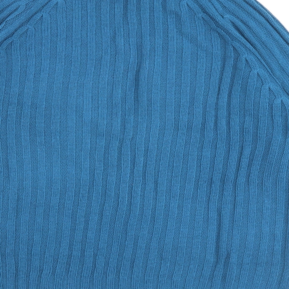 Womens UK Size S Boohoo Blue Pullover Jumper