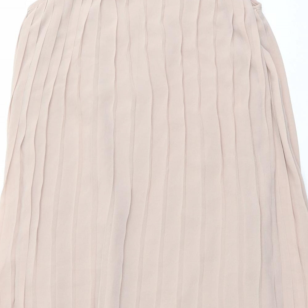 NEXT Womens Pink Polyester Shift Size 6 Round Neck Pullover