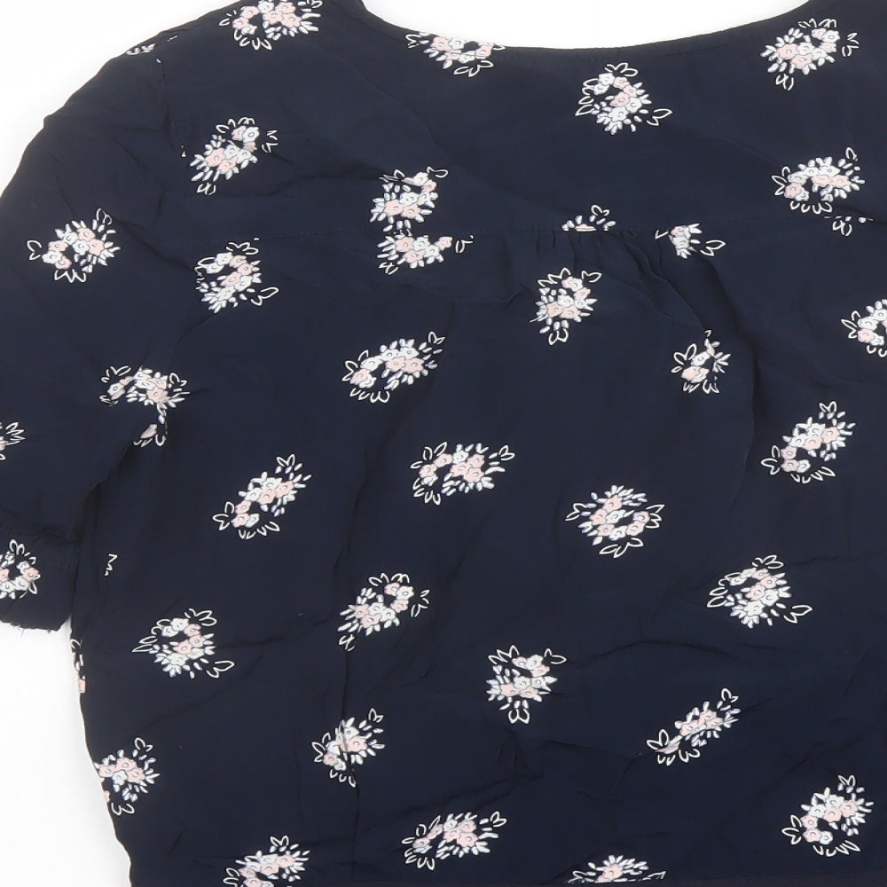 Womens UK Size 8 Jack Wills Blue Basic Blouse