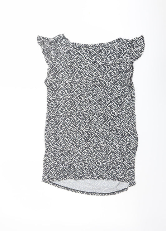 Womens UK Size S H&M Blue Basic Blouse