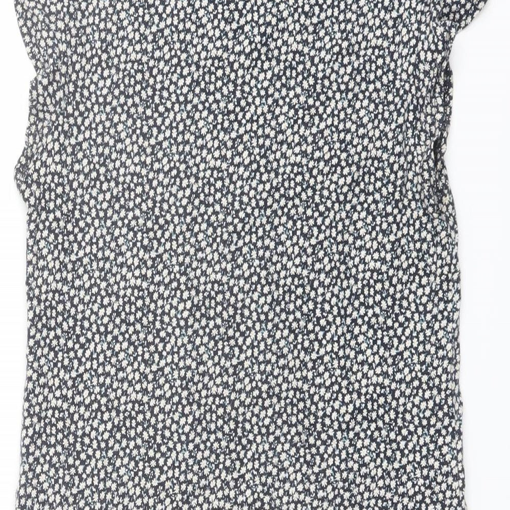 Womens UK Size S H&M Blue Basic Blouse