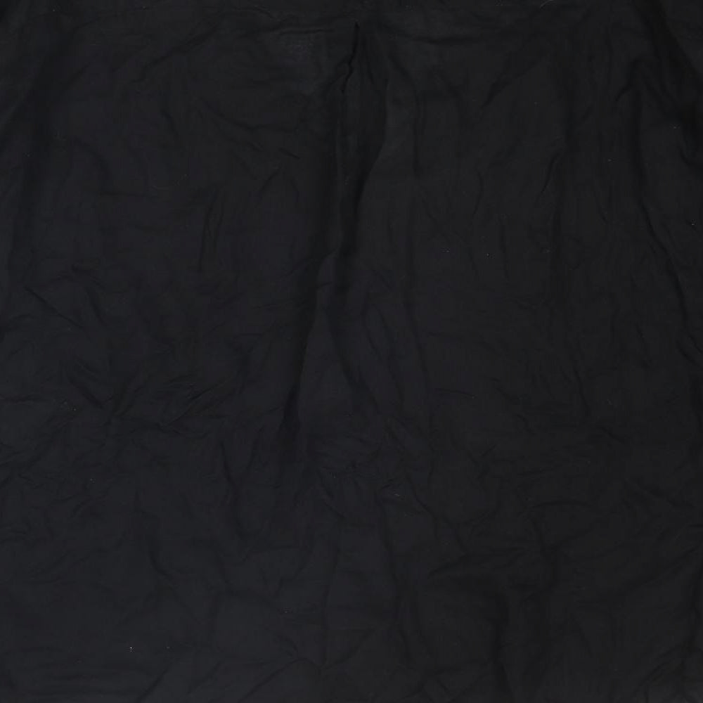 Womens UK Size M Lindex Black Basic Blouse