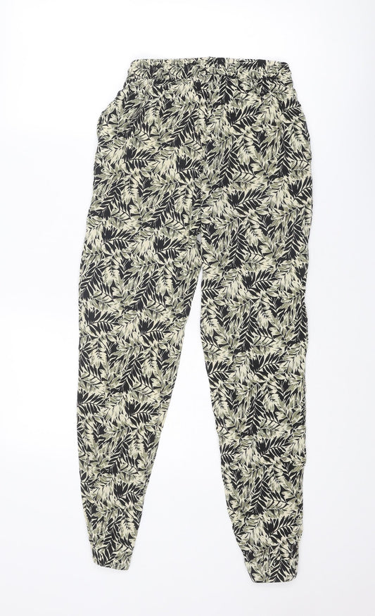 Womens UK Size 6 Dorothy Perkins Regular Fit Jogger Multicoloured Trousers