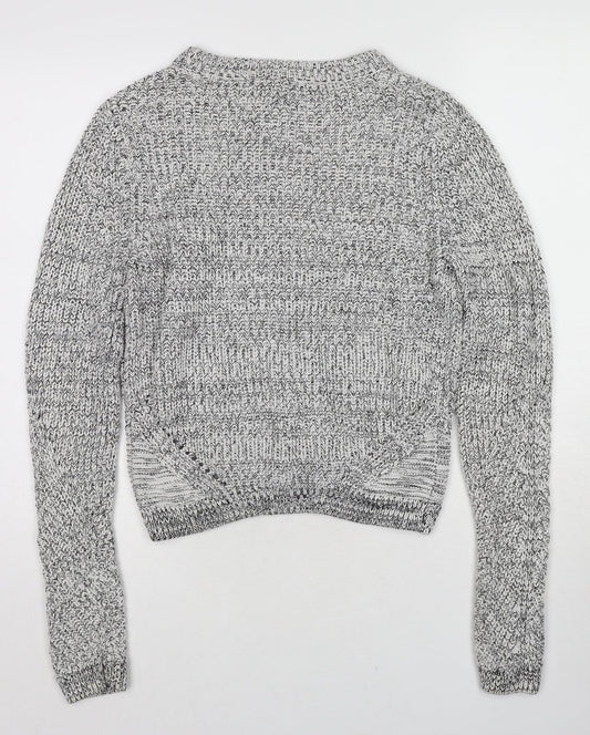 Womens UK Size S H&M Grey Pullover Jumper