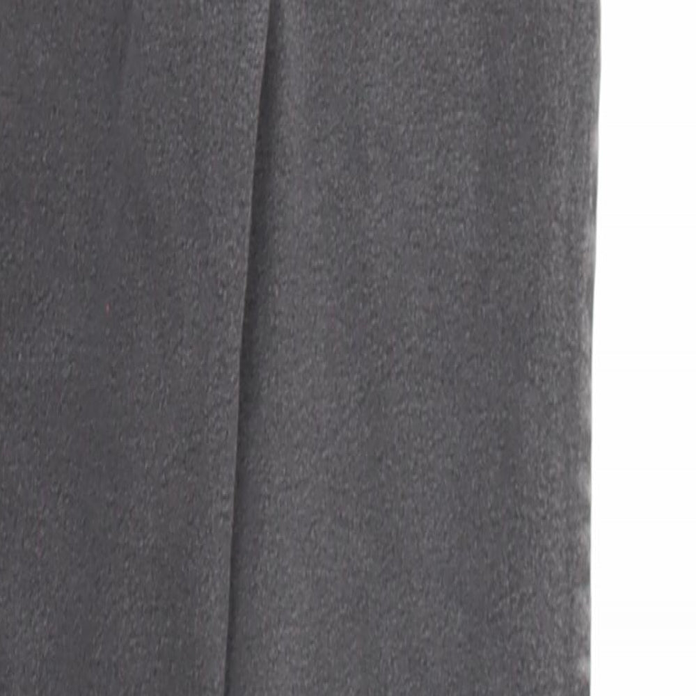 Miss Selfridge Womens Grey Cotton Skinny Jeans Size 8 L25 in Regular Zip