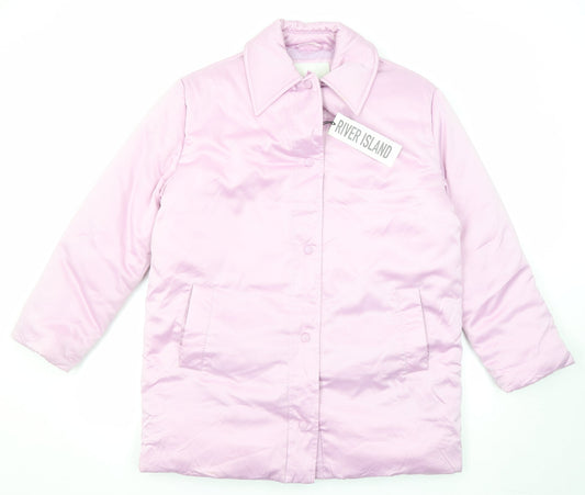 Womens UK Size S River Island Pink Jacket