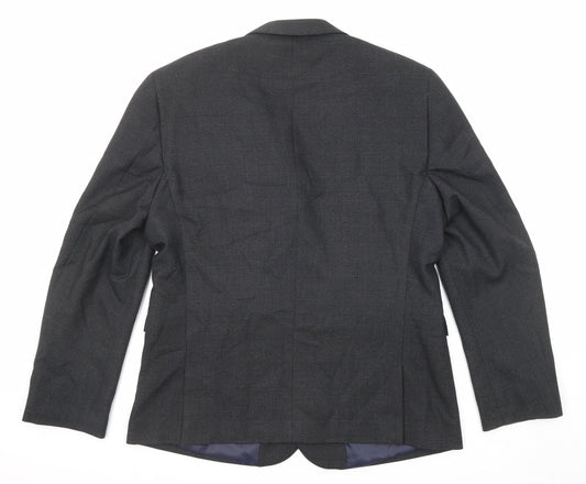 Mens UK Size 42 NEXT Regular Black Suit Jacket