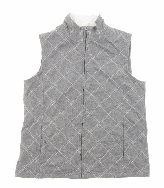 Womens UK Size 12 DASH Grey Gilet