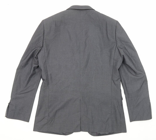 Mens UK Size 42 Slaters Regular Grey Suit Jacket