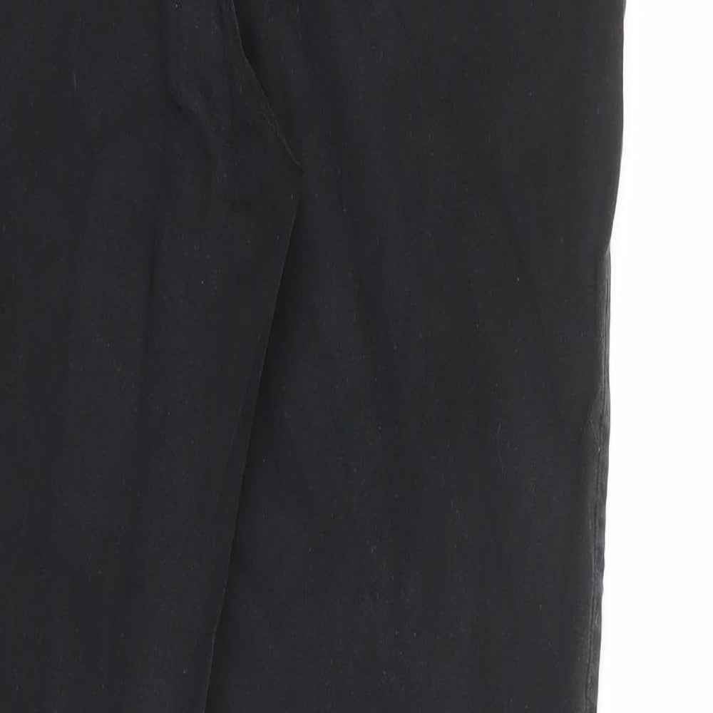 Denim & Co. Womens Black Cotton Skinny Jeans Size 16 L28 in Regular Zip