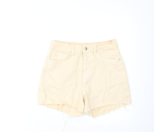 Womens UK Size 8 H&M Regular Fit Cut-Off Shorts