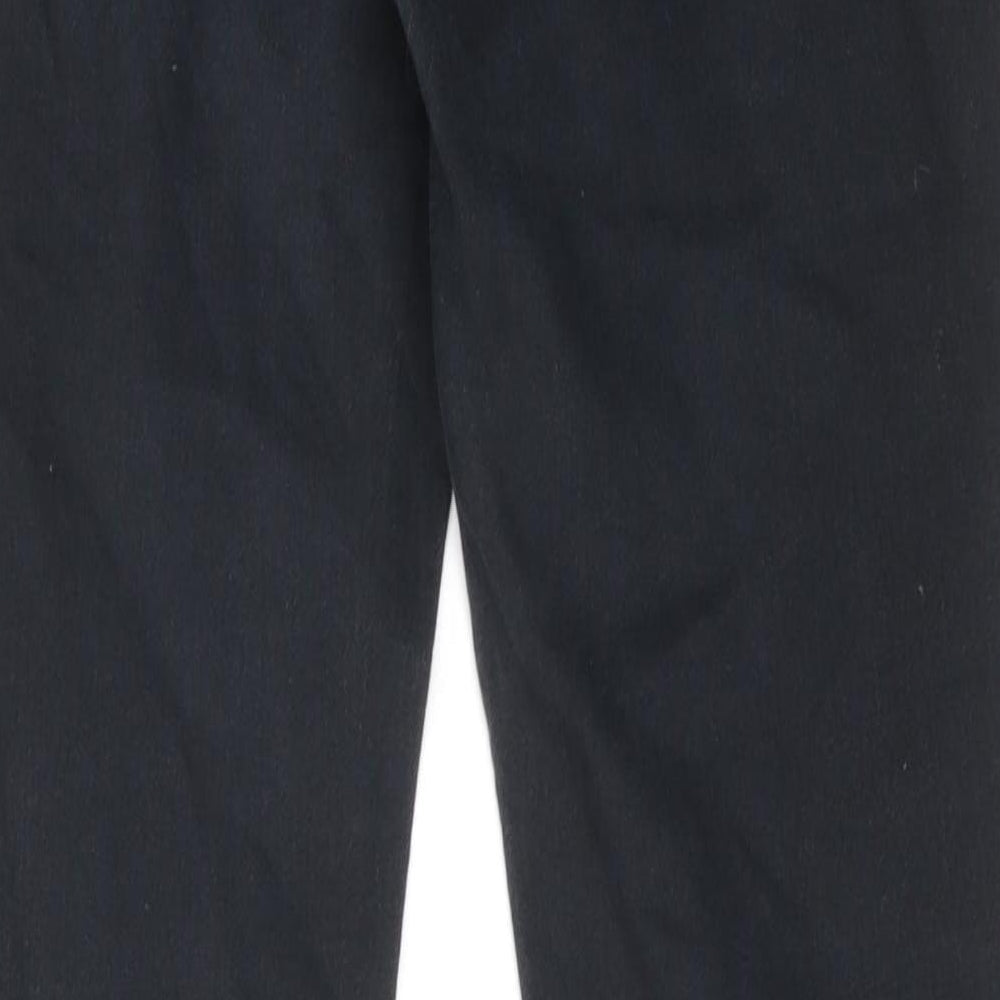 NEXT Womens Black Cotton Skinny Jeans Size 8 L29 in Regular Zip