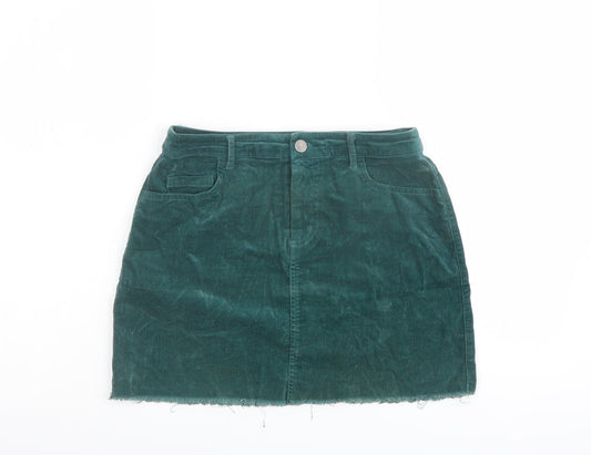 Womens UK Size S FOREVER 21 Mini Corduroy Skirt