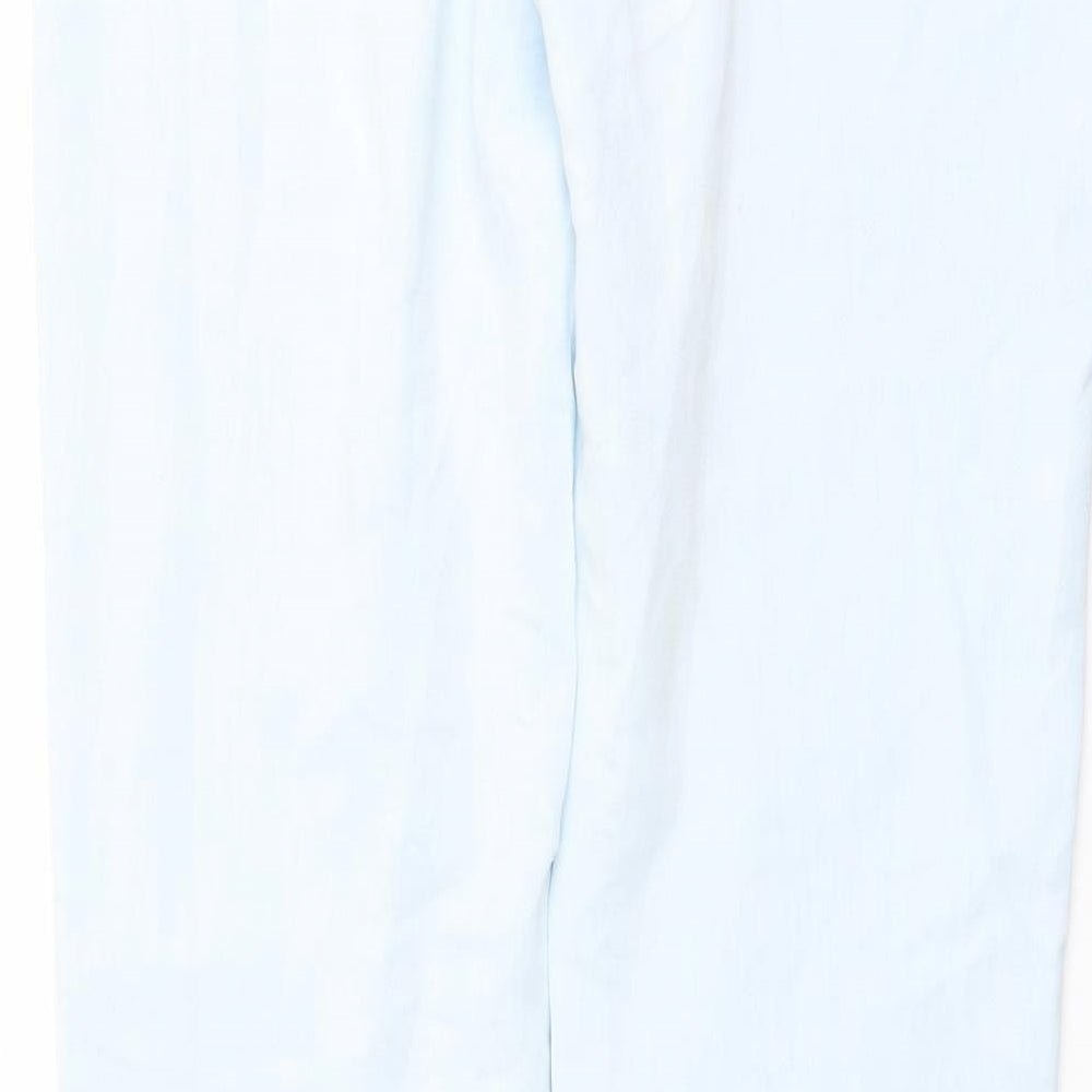 Denim & Co. Womens Blue Cotton Skinny Jeans Size 12 L32 in Regular Button