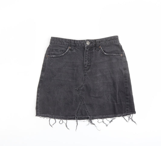 Womens UK Size XS BDG Mini Denim Skirt