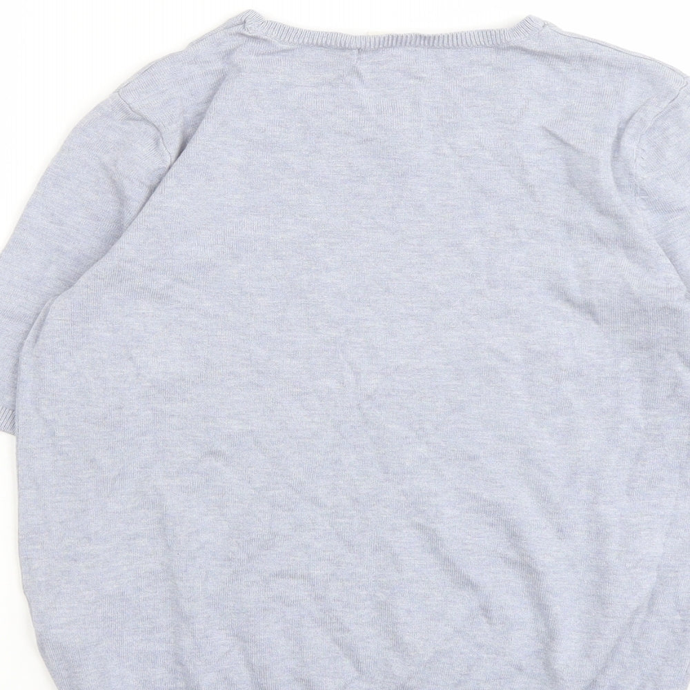 Womens UK Size M H&M Blue Pullover Jumper