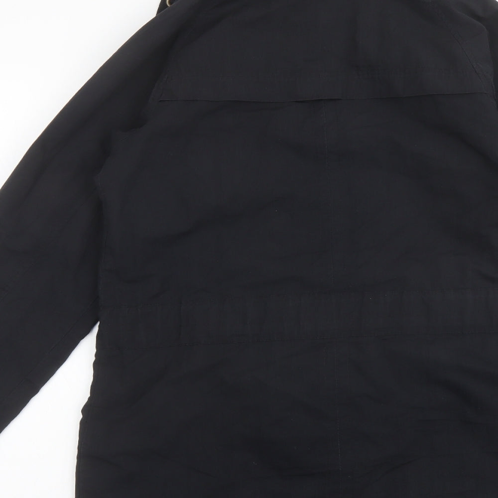 Womens UK Size 12 Monsoon Black Overcoat