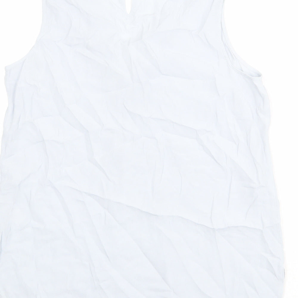 Womens UK Size 12 Monsoon Blue Basic Tank