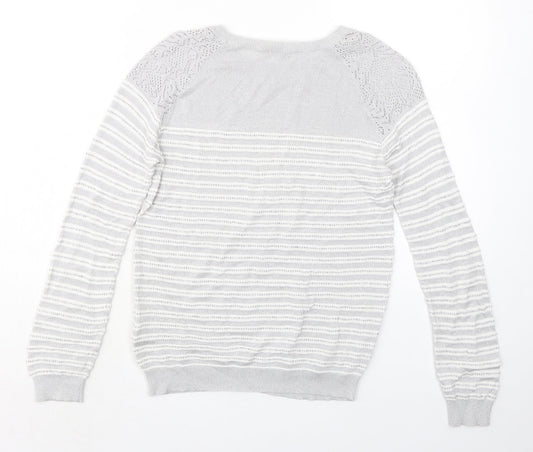 Womens UK Size M Oasis Grey Pullover Jumper